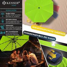 Ombrellone da esterno, supporto e base - Talpa - Visualizzare 4