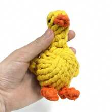 1Pc Bite Resistant Rope Dog Toy Pet Cleaning Teeth Chew Toys Cute Animals Shape Dog Molar Biting Rope Knot Ball - Multicolor - View 12