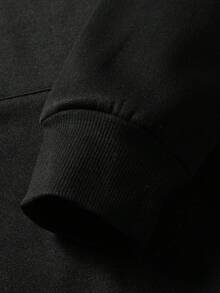 Men's Hoodie-Donald Duck Cartoon Pattern Pullover, Loose Hoodie Sweater In Front Pocket, Suitable For Casual Wear, Disney's Birthday Gift, Travel Clothes, Playful Design, Comfortable Fabrics, Fan Clothes, Movie Lovers, Home Clothes, Durable Materials, Printed Sweatshirts, Men's. - 黑色 - 查看 4