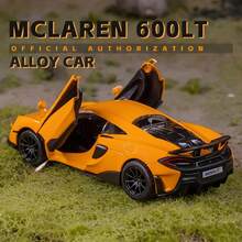 Makeda 600LT Orange Can Open The Door Pulled Back Simulation Alloy Car Model Children'S Toys Gifts - Orange - View 2