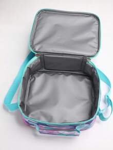 3件套儿童时尚美人鱼尾巴，可爱宇航员图案背包套装，配有可调节加厚网眼肩带和柔软网眼背板，是上学、旅行、户外活动和度假的完美礼物