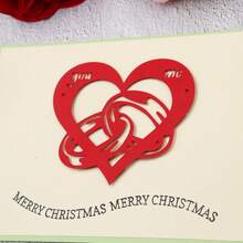 1pc Valentine's Day Heart Shaped Cutting Die, Embossing Die For Ring Crafts, Suitable For Holiday Decoration Scrapbooking, Handmade Card Making DIY, Elegant Scrapbooking, Wedding, Birthday, Valentine's Day, Easter Cards