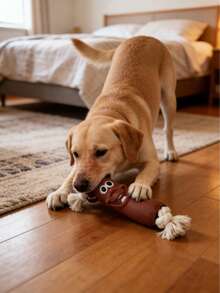 1pc/3pcs Funny Sausage Shaped Dog Chew Toys - Made Of TPR Material, Durable & Bite-Resistant, Pet Interactive, Top Choice For Dogs To Relieve Boredom - Multicolor - View 5