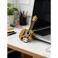 2pcs Guitar Shaped USB Flash Drive Creative Music-Themed Memory Stick Portable Storage Device - Đàn guitar - Xem 4