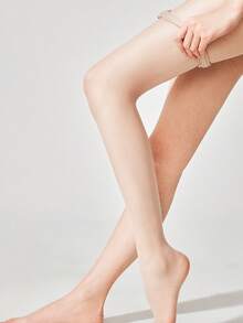 1 đôi tất bầu, tất legging mỏng mùa hè, quần tất mặc ngoài, vớ dài, hỗ trợ bụng. - Màu be - Xem 3