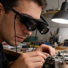 3-In-1 Portable Optical Device - Magnifier And Binoculars In One, Adjustable Magnification And Focus, Compact And Suitable For Birdwatching, Hunting, Fishing And Other Outdoor Activities