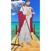 PAINEL JESUS EM EVA GRANDE - Multicolorido - Visão 3