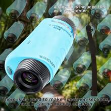 This Handheld Mini Microscope Toy For Children Features An LED Light, 60X-120X Magnification, And Is A Perfect STEM Education Tool. Portable And Suitable For Outdoor Exploration, It's A Perfect Christmas And Halloween Gift For Children And Teenagers. - Blue - View 6