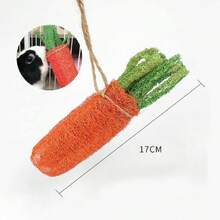 Juguetes para Morder Conejo, Juguetes para Masticar Hámster, 7 Piezas, Naturales y Seguros, Conejos Accesorios, Adecuado para Conejos, Ratas, Chinchillas, Hámster, Jerbo (9),39000925 - Verde Oscuro - Ver 5