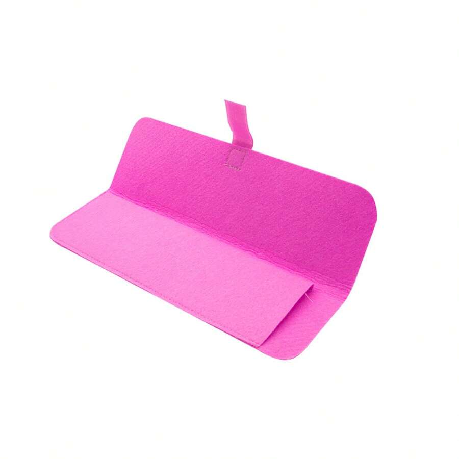 Envie Pink Hair Straightener Heat Protection Case, Foldable Storage Pouch For Flat Iron And Curling Tools, Heat Resistant Travel Case For Hair Styling Accessories - Pink - View 1