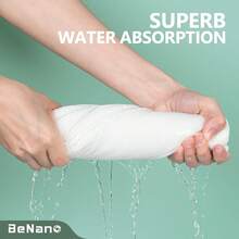 Large Compressed Bath Towel, Disposable Cotton Towel, Portable & Reusable, Suitable For Camping, Beach, Swimming And Travel