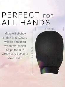 1/2/5只装深层去角质手套，光滑亮泽 - 身体磨砂手套 - 清洁干燥死皮 - 温和有效的去角质手套，韩国去角质手套，清除死皮，适用于晒黑或毛周角化症肌肤，100%粘胶纤维材质，含身体磨砂膏，附赠收纳袋、收纳盒和发夹 - 彩色 - 查看 3