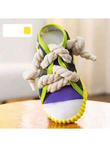 1pc Dog Chew Toy With Rope And Squeaky Ball, Oxford Cloth Material, Suitable For Chewing Dogs, Interactive Squeaker, Suitable For Puppies/Adult Dogs, Indoor And Outdoor Play - Multicolor - View 9