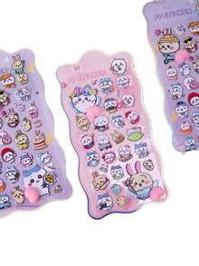 可爱贴纸，创意高档Usaqi Xiaoba DIY手册装饰贴纸，卡通贴纸，水杯装饰贴纸，儿童贴纸，礼物装饰贴纸（部分款式可能存在色差，随机发货） - 彩色 - 查看 6