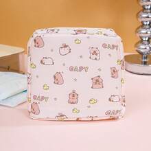 Large Capacity Sanitary Pad Storage Bag, Cartoon Pattern Sanitary Napkin Storage Pouch, Portable Menstrual Products Set, Multi-Functional Waterproof Storage Bag, Pad Storage Pouch, Tampon Bag, Women's Supplies Bag, Travel Storage Bag, Suitable For Storing Sanitary Pads, Lipsticks And Coins - Multicolor - View 12