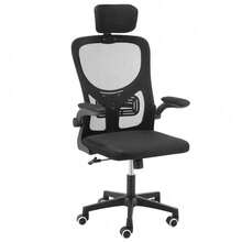 Home Office Chair Computer Desk Chair Adjustable Height Swivel Mesh Ergonomic - Black - View 6
