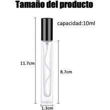CYPNMini Botellas en Aerosol Atomizador Perfumeros de Bolsillo Rellenables de 10ml 50 Pcs Atomizador para Decantar Perfumes de ViajeFashion