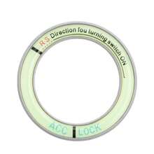 3D Glow-In-The-Dark Ignition Switch Sticker Ring: Key Ring Surrounding Light For Nighttime Decoration, Suitable For Cars & Motorcycles - Universal - Multicolor - View 12