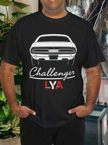 2008-2023 Dodge Challenger T-Shirt - 黑色 - 查看 8
