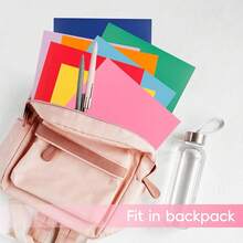 50 Pack Folders With Pockets, Pocket Folders Fit Letter Size Paper, With Business Card Slot, 2-Pocket Folder For Schoolsss Office Home Business - Pink - View 7