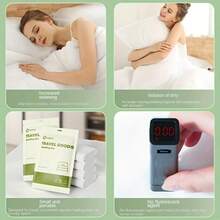 1片装防撕裂一次性旅行床单，便携式床单 | 加厚设计，旅行、酒店休息、户外探险必备，可机洗 - 白色 - 查看 7