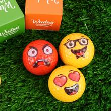 WUDAY Pelotas de golf con diseño de caca, pelotas de práctica de golf prácticas, regalo de broma para familiares y amigos en el Día de los Inocentes, Día de San Valentín - Multicolor - Ver 6