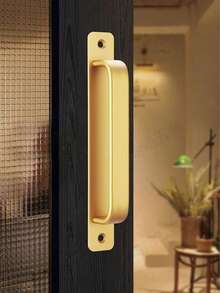 2pcs Gold, Silver, Black Aluminum Alloy Cabinet/Drawer/Door/Window Pull Handles, Home Hardware With Screws For Easy Installation - Multicolor - View 8