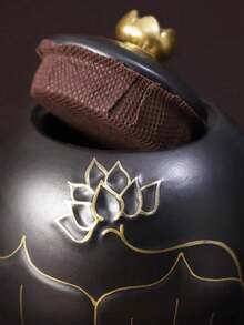 陶瓷小骨灰瓮，用于盛放人类骨灰，成人男女适用，冰裂纹造型，可用于盛放人类或宠物骨灰，青瓷材质 - 彩色 - 查看 8