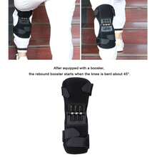 Asistencia patelar para la rodilla, para osteoartritis de rodilla, sentadillas y montañismo. - Negro - Ver 8