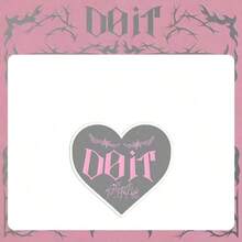 /Kpop/STAY/Skz/Doit 钥匙扣，粉色字母钥匙扣，爱心钥匙扣，双面亚克力钥匙扣，包包挂饰，牛仔布钥匙扣，水瓶挂饰，派对小礼物，圣诞礼物，生日礼物 - 彩色 - 查看 5