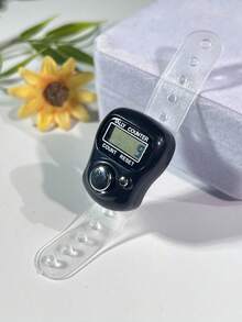 Mini Electronic Finger Counter/Ring-Shaped Manual Counter, Random Color Tasbih, Compact And Cute, Easy To Use And Operate, Suitable For Counting Prayers, Workouts, Business Activities, Customer Flow Statistics, Etc. - Multicolor - View 5
