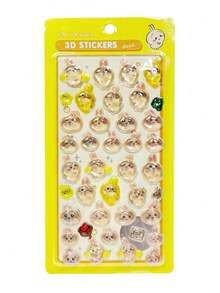 Random Style Cute Cartoon Rabbit Stickers, Applicable For Water Bottles, Computers, Desktops, Offices And Other Decorative Uses