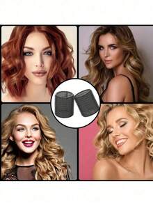 36pcs Self-Adhesive Curling Rods Set, Includes 24 Curling Rods And 12 Clips, Salon-Grade Curling Rollers, Suitable For DIY Hairstyling, No Heat Required, Hairstyling Kit ,Hair Styling Kit ,Hair Tool - Multicolor - View 2