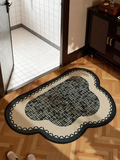 浴室地垫，家用吸水防滑门垫，浴室淋浴地毯，洗手间地板地毯，速干