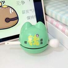 Portable Wooden Fish Shaped Stress Relief Toy, Cute Percussion Instrument For Relaxation - Multicolor - View 11