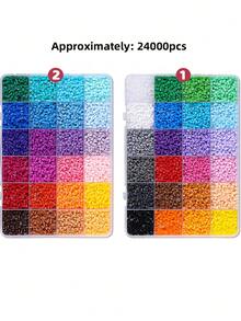 Fused Bead Craft Kit, Perler Beads Keychain DIY Pendant Making Set, Suitable For Hobbyists, Can Make Various Patterns, Birthday, Graduation, Valentine's Day, Party Gifts, Handmade Gifts For Family, Friends, Classmates