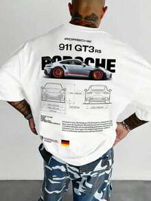 Camiseta cuello redondo y manga corta. Estilo casual con estampados modernos y cómodos. Paras y mujeres, estilo pareja, pareja, camiseta de manga corta con estampado de moda - Blanco 4 - Ver 1