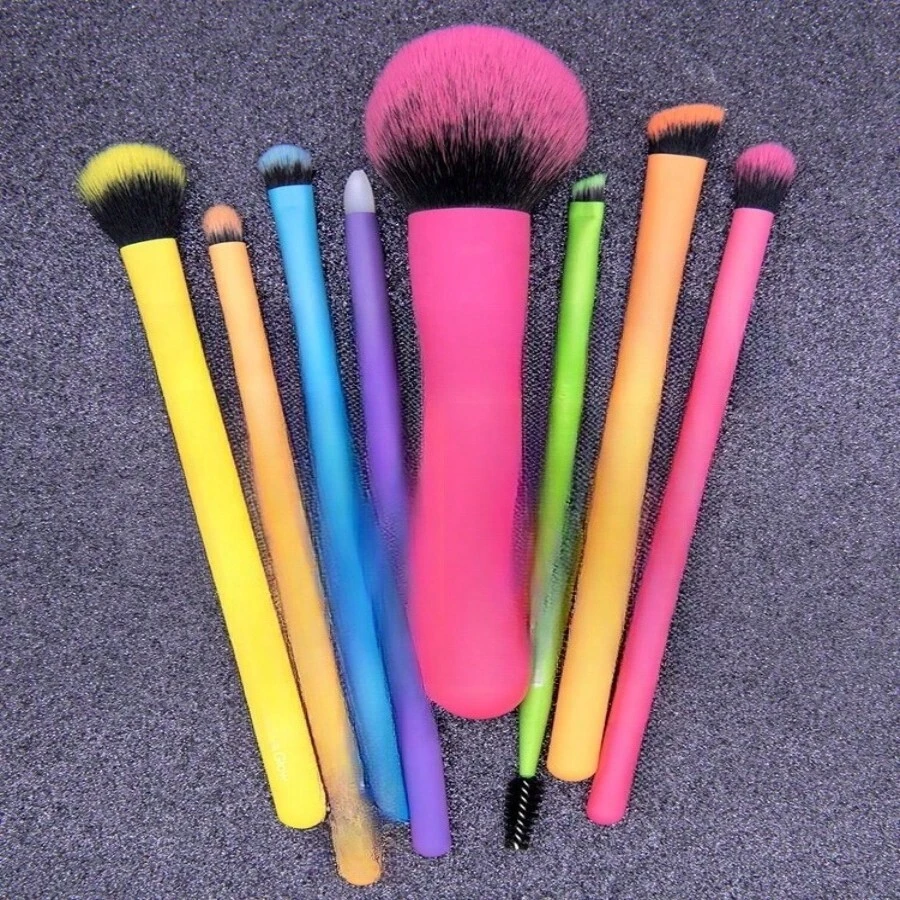 8-Piece Electric Full Face Makeup Brush Collection! USA Beauty Blogger Pick-All-In-One Kit For Foundation, Contour & Eye Makeup! - 預設 - 查看 1