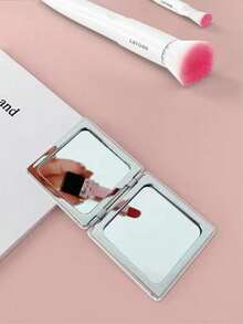 Sanrio 1个三丽鸥Hello Kitty星座系列便携式化妆镜，一面是放大镜，高清双面可折叠 - 轻巧便携，适合随时随地补妆 - 时尚仿皮设计，家居浴室装饰，母亲节礼物，毕业礼物，婚礼礼物，乔迁礼物，浴室、客厅、卧室、家中，度假，露营旅行 - 彩色 - 查看 7