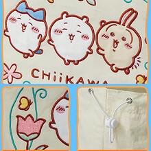 Miniso 千川系列刺绣花环手提包，轻便防水材质，刺绣人物花环装饰，大容量设计，适合通勤/购物/休闲外出，可爱便携手提包 - 彩色 - 查看 4