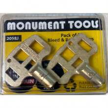 Central Heating Monument 2058J Radiator Bleed & Balance Key Pack Of 2 - 1 - View 5
