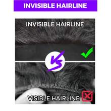 ZHENDEFA 3-In-1 Seamless Reversible Burmese Curly Half Wig, Real Human Hair, Glueless Half Wig With Drawstring, Women's Real Hair, Glueless & Lace-Free Wig, Spiral Curled Ends - SNatural - View 10