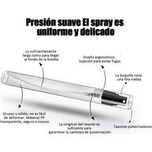 CYPNMini Botellas en Aerosol Atomizador Perfumeros de Bolsillo Rellenables de 10ml 50 Pcs Atomizador para Decantar Perfumes de ViajeFashion