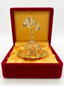 1個/1套金屬香薰爐,復古阿拉伯風金色香薰爐底座支架,回流香爐架裝飾,香薰蠟燭架煙灰缸,桌面迷你裝飾,家居裝飾,房間裝飾,桌面裝飾,創意家居香氛禮物 - 多色 - 查看 2
