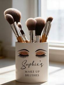 Personalized Makeup Brush Holder, Personalized Comfortable & Convenient Makeup Brush Set, With Personalized Name Combination Bag - Multicolor - View 3