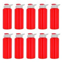 PromoClick Sports Bottle - Solid Red - View 5