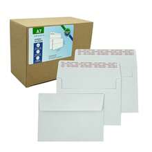 A7 Invitation Envelopes (120 PCS 5.25x7.25 In) - Windowless Design 120GSM White Paper Envelopes With Printable Quick Se--Seal For Invitations, Greeting Cards, Photos, Invoices - 120pcs5.25*7.25in - View 1