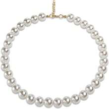 1件装奢华仿珍珠狗狗项链，适合小型、中型和大型猫狗，节日礼物或日常佩戴皆可。 - 彩色 - 查看 7