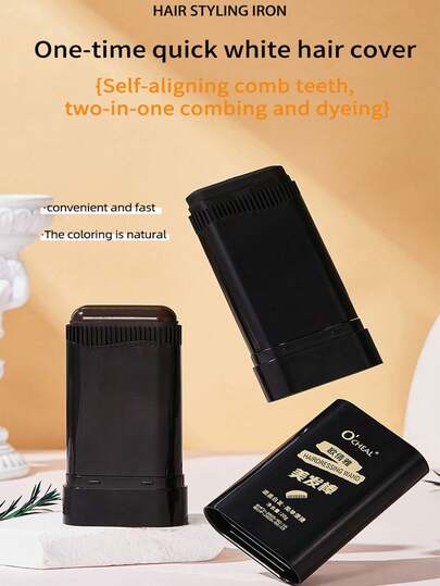 1 Stück Einweg-Haarfärbekamm, geeignet zum Stylen, Färben, leichtem Ausblenden, schnelle Grauhaardeckung, tragbarer Haarfärbekamm, natürliche Haarfärbung ohne Schäden, Haarstyling-Werkzeug, Friseurwerkzeug für Salon, Schönheitsreiseartikel, Haarpflege, Haaraccessoires