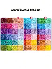 Fused Bead Craft Kit, Perler Beads Keychain DIY Pendant Making Set, Suitable For Hobbyists, Can Make Various Patterns, Birthday, Graduation, Valentine's Day, Party Gifts, Handmade Gifts For Family, Friends, Classmates